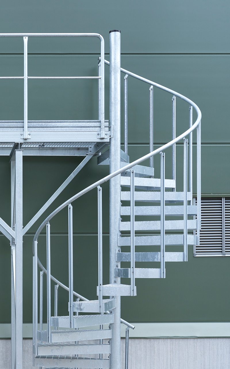Industriraecke Spiraltrappa Utomhus Ag00002994