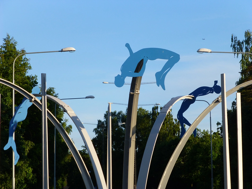 Laserskärning – Kajsa Bergqvist rondell Sollentuna