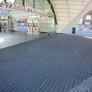 Gallerdurk – Entrégaller Triangeln, Citytunneln, Malmö.