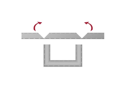3Dlaser Fyrkantsprofiler Lightbox