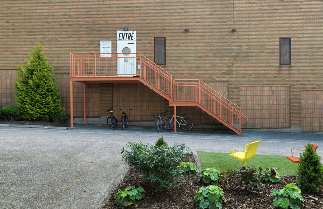 Raka trappor exteriört – Kv Renen Nässjö