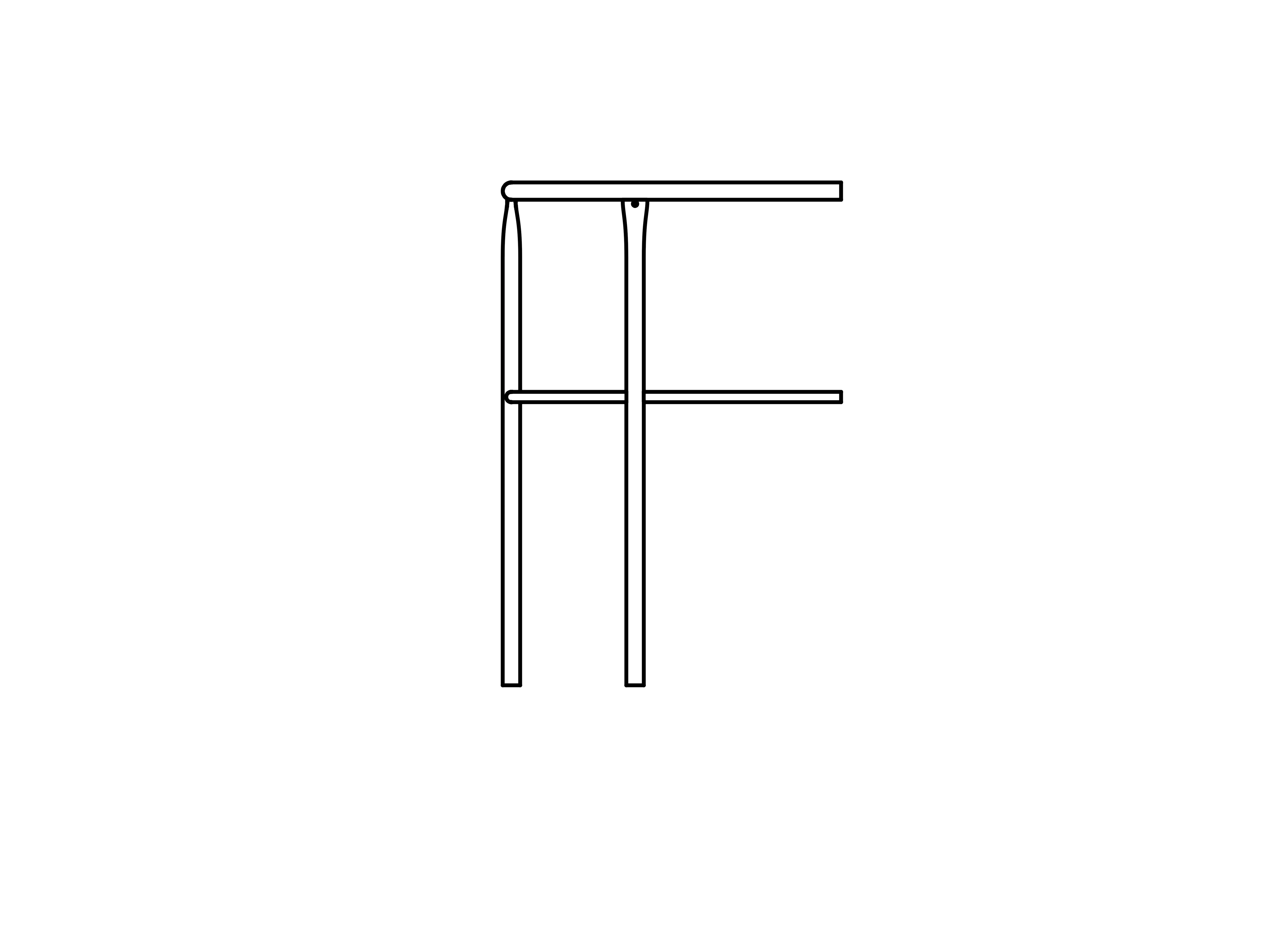 6 Hornracke Sidomontage