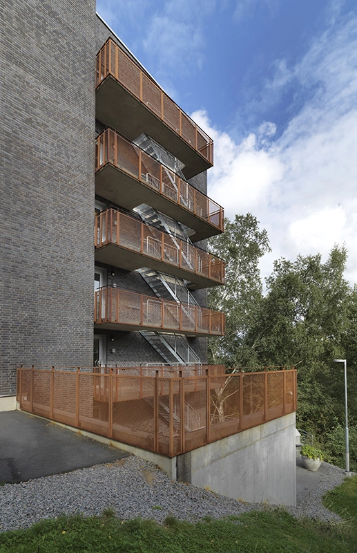 Sträckmetall – Kvarteret Nålskäran Göteborg